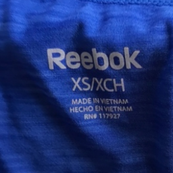 Reebok BLU Workout Top, XS. Winter Sale - Picture 5 of 5